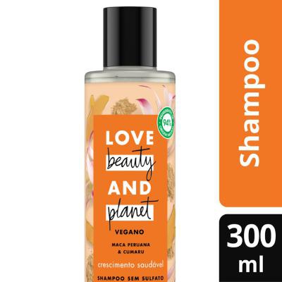 Shampoo Love Beauty and Planet Crescimento Saudável 300ml